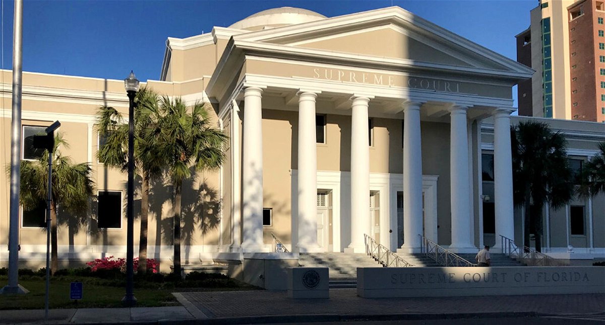 <i>Carline Jean/South Florida Sun Sentinel/TNS/Getty Images</i><br/>The Florida Supreme Court will consider a challenge to a state congressional map advocated by Republican Gov. Ron DeSantis.