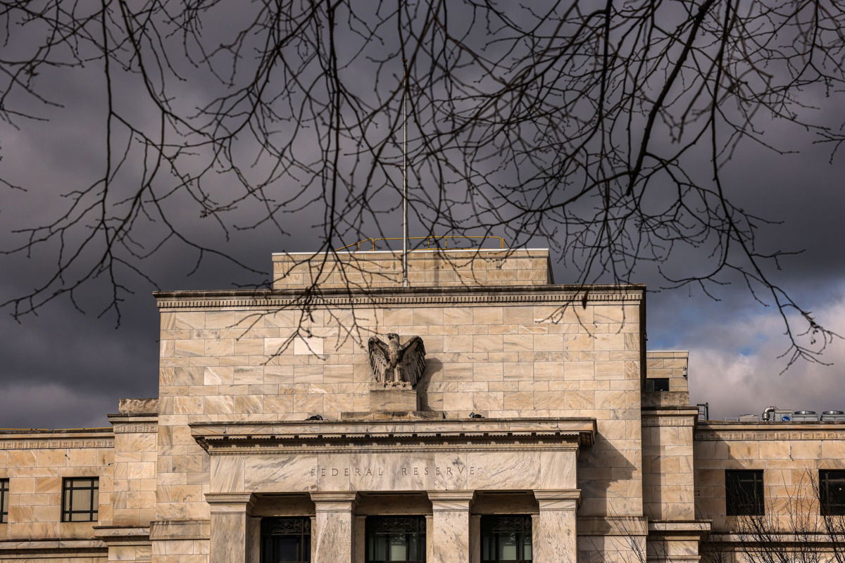 <i>Valerie Plesch/Bloomberg/Getty Images</i><br/>The Federal Reserve building in Washington