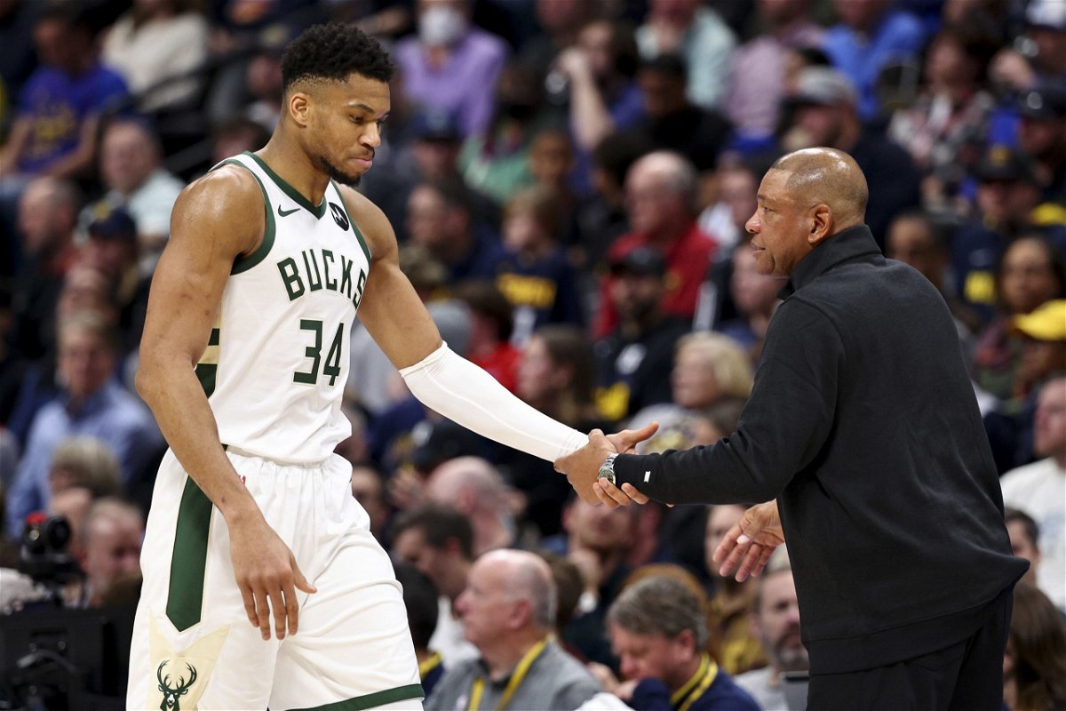 <i>Jamie Schwaberow/Getty Images</i><br/>Doc Rivers will be looking to get the most out of Giannis Antetokounmpo down the stretch.