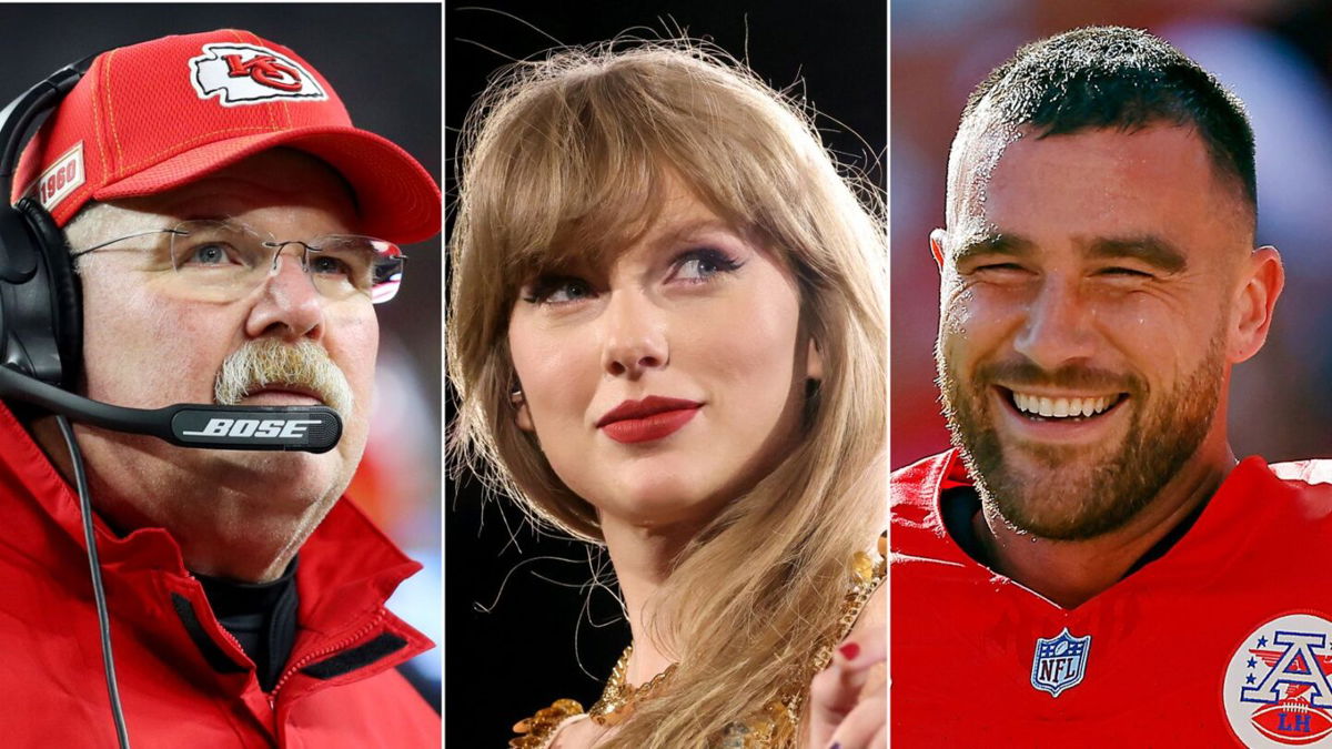 <i>Getty Images</i><br/>Kansas City coach Andy Reid knew entertainer Taylor Swift years before she met boyfriend Travis Kelce.