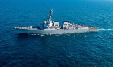 US warship had close call with Houthi missile in Red Sea seen here the guided-missile destroyer USS Gravely (DDG 107) sailing in the Arabian Gulf on December 5