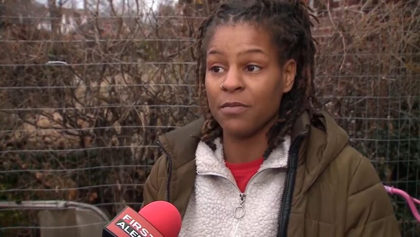 <i>KMOV</i><br/>Marquitta Lewis is the neighbor who let a mother and her child running for their lives into her home.