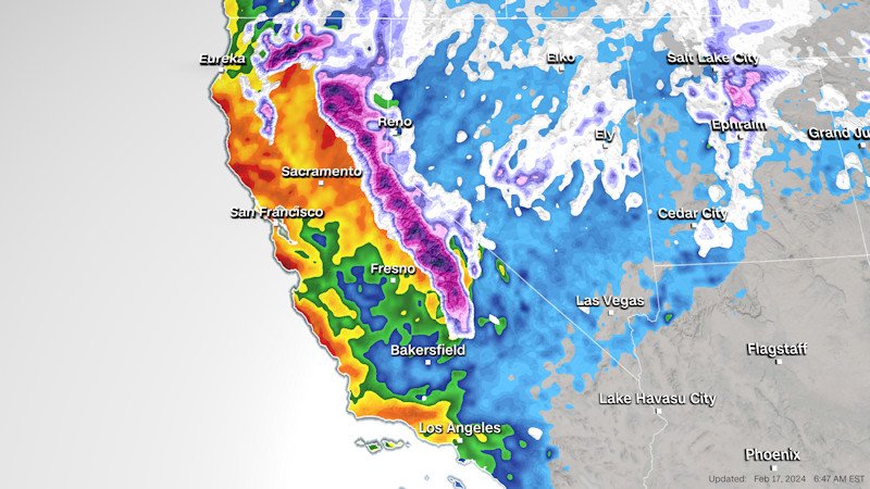 A strong atmospheric river has its sights set on soaking California's coastline this week.