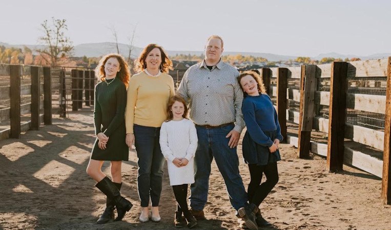 Crook County Judge Seth Crawford and family