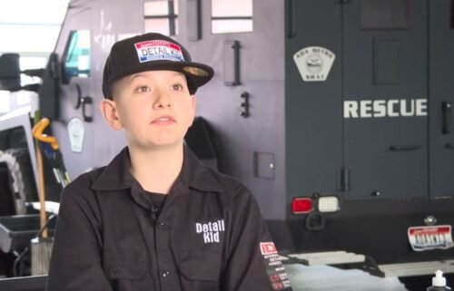 Steven Thompson is the world's youngest certified car detailer