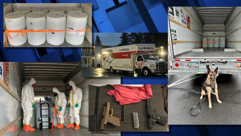 Federal prosecutor called the 370 gallons of liquid heroin seized from rented truck parked at Tigard motel 'astronomical,' an amount not seen in the state previously