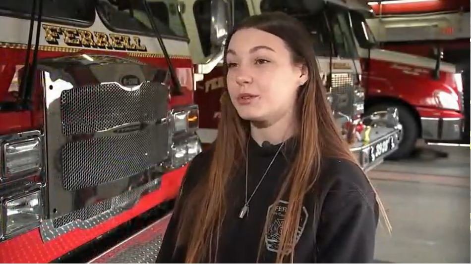 <i>WPVI via CNN Newsource</i><br/>Olivia Hale was a fire hero at age 19