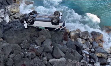 A rented Jeep drove straight off of a cliff after 3 a.m.