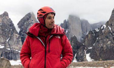 Alex Honnold climbing Ingmikortilaq in "Arctic Ascent With Alex Honnold."