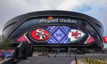 Allegiant Stadium in Las Vegas is hosting this year's Super Bowl on January 11.