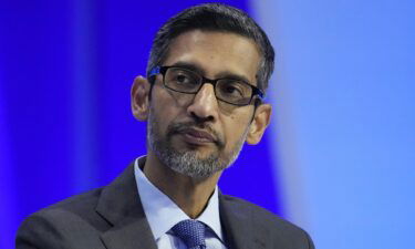 A blockbuster lawsuit by the US government against Google’s ad business will go to trial in September. Pictured in 2023 is Sundar Pichai