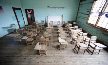 A classroom in the old Mount Sinai Junior High School