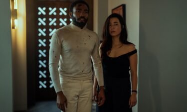 Donald Glover and Maya Erskine in "Mr. and Mrs. Smith" on Amazon's Prime Video.