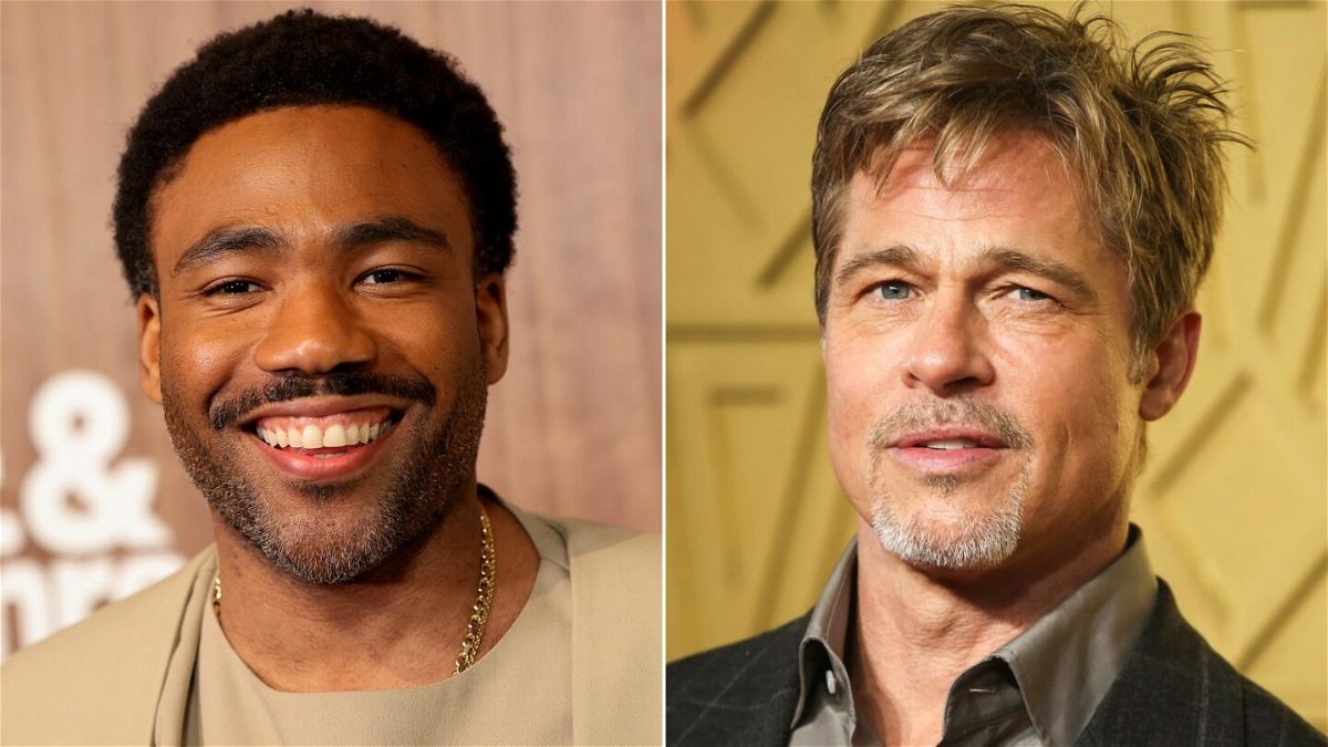 <i>Getty Images</i><br/>Donald Glover thought he might consult Brad Pitt when he decided to take on a new series version of “Mr. & Mrs. Smith.” Pitt