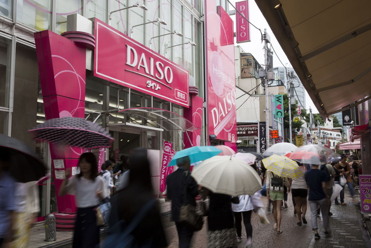 <i>Tomohiro Ohsumi/Bloomberg/Getty Images</i><br/>The founder of Daiso Industries has died. Pictured is a Daiso store in the Harajuku area of Tokyo