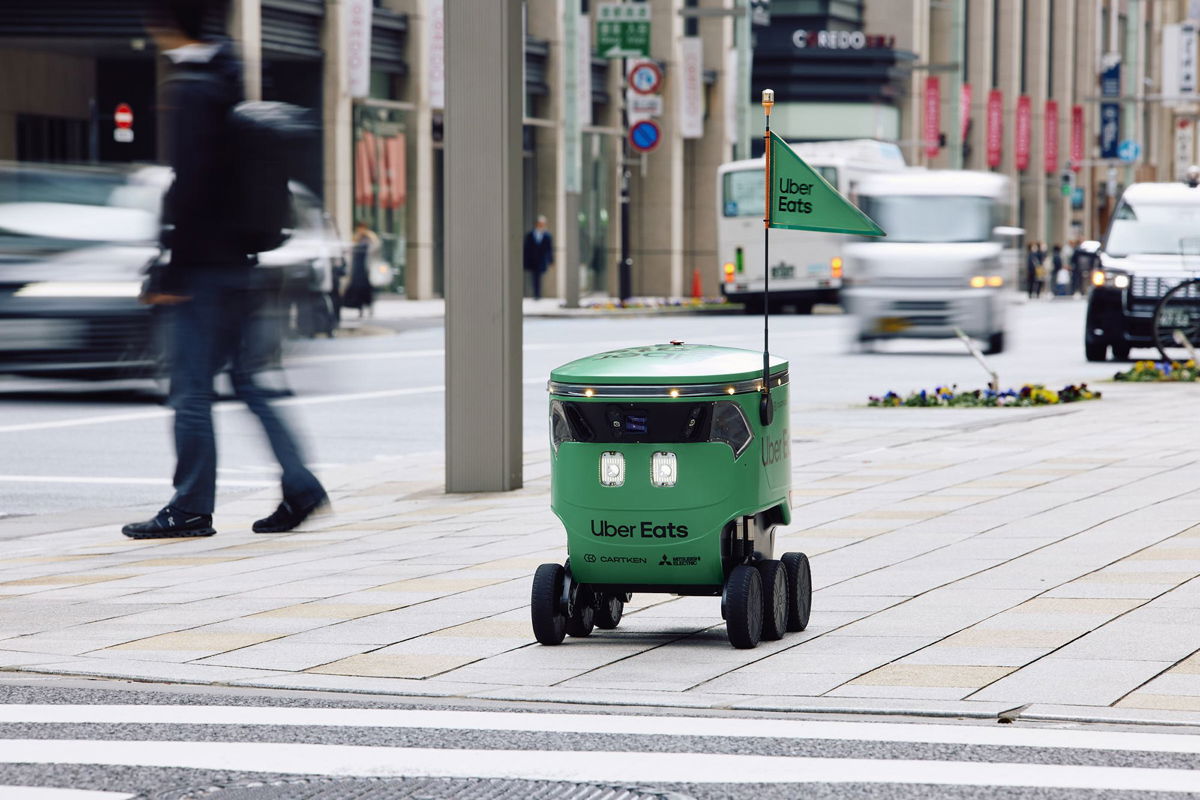 <i>Uber</i><br/>Uber Eats customers in Japan can soon have an autonomous robot deliver their food on the streets of Tokyo.