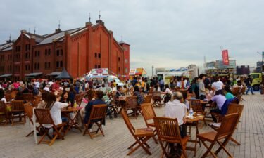 Yokohama's Red Brick Warehouse district has been transformed into a lifestyle area with restaurants