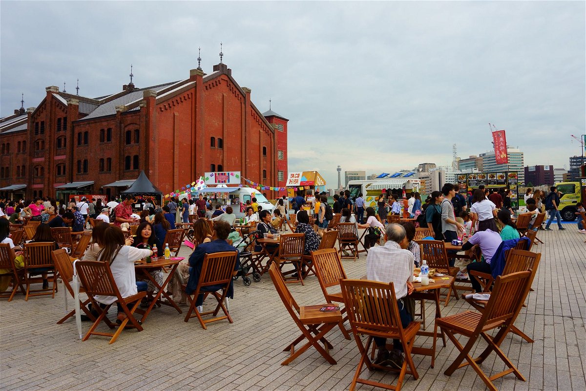 <i>Tatiana Petrova/iStock Editorial/Getty Images via CNN Newsource</i><br/>Yokohama's Red Brick Warehouse district has been transformed into a lifestyle area with restaurants