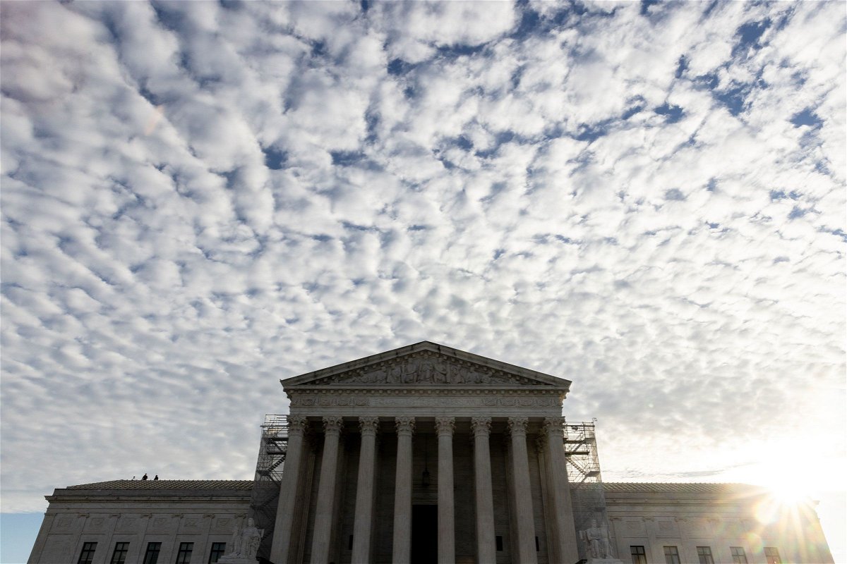 <i>Julia Nikhinson/Getty Images via CNN Newsource</i><br/>The US Supreme Court on February 8 in Washington