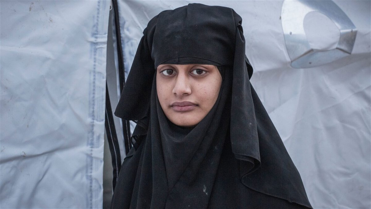 <i>Sam Tarling/Getty Images via CNN Newsource</i><br/>Begum pictured at Syria's Roj Camp in 2021.