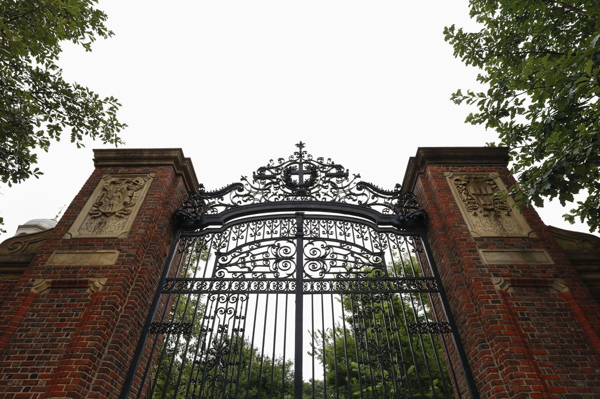 <i>Aaron M. Sprecher/AP</i><br/>The exterior gate at Harvard University