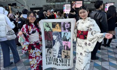 Fans exchange personalized friendship bracelets ahead of Taylor Swift's concert in Tokyo