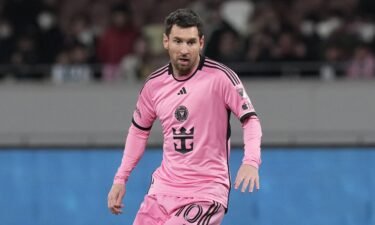Messi made a return from injury against Vissel Kobe.