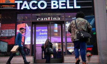 A Taco Bell restaurant in New York.