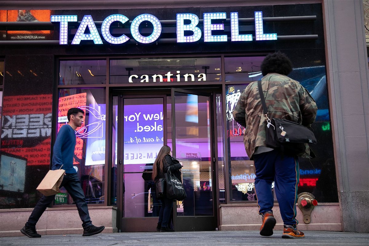 <i>Michael Nagle/Bloomberg/Getty Images</i><br/>A Taco Bell restaurant in New York.