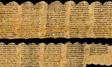 A total of 15 passages were deciphered from the unrolled scroll. The first word to be decoded