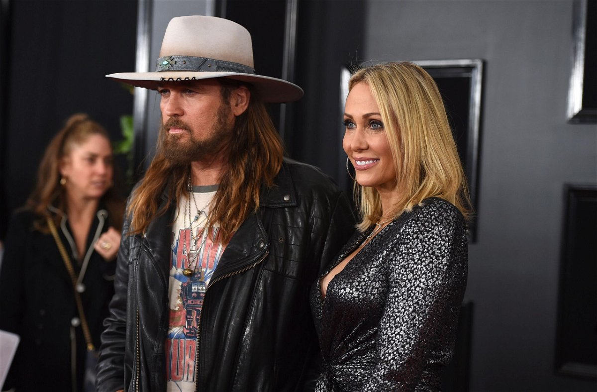 <i>Jordan Strauss/Invision/AP</i><br/>Billy Ray Cyrus and Tish Cyrus in 2019.