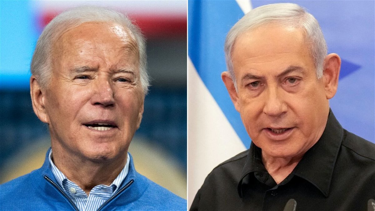 <i>undefined/Getty Images</i><br/>US President Joe Biden and Israeli Prime Minister Benjamin Netanyahu are expected to talk on Sunday.