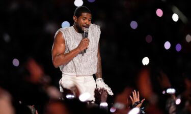 Usher's Super Bowl halftime performance included a mix of his music from the past 30 years at Allegiant Stadium in Las Vegas on Sunday.