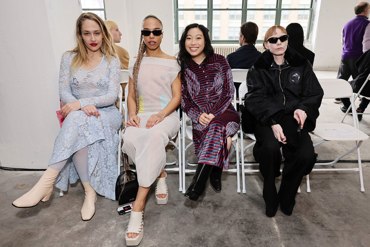 <i>Jason Mendez/Getty Images for NYFW: The Shows</i><br/>Debbie Harry at the Bach Mai runway show.