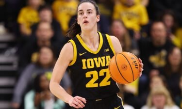 University of Iowa star Caitlin Clark has become the all-time leading scorer in NCAA women’s basketball Thursday night during a game in Iowa City.