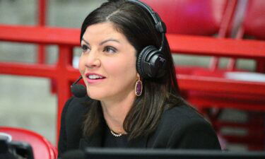 Play-by-play announcer Jenny Cavnar in a 2024 photo.