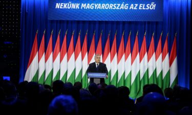 Hungarian Prime Minister Viktor Orban delivers his annual State of the Nation speech