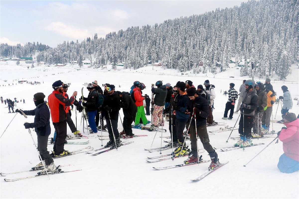<i>Hindustan Times/Sipa USA</i><br/>Gulmarg reportedly welcomed a record 1.65 million tourists in 2023.