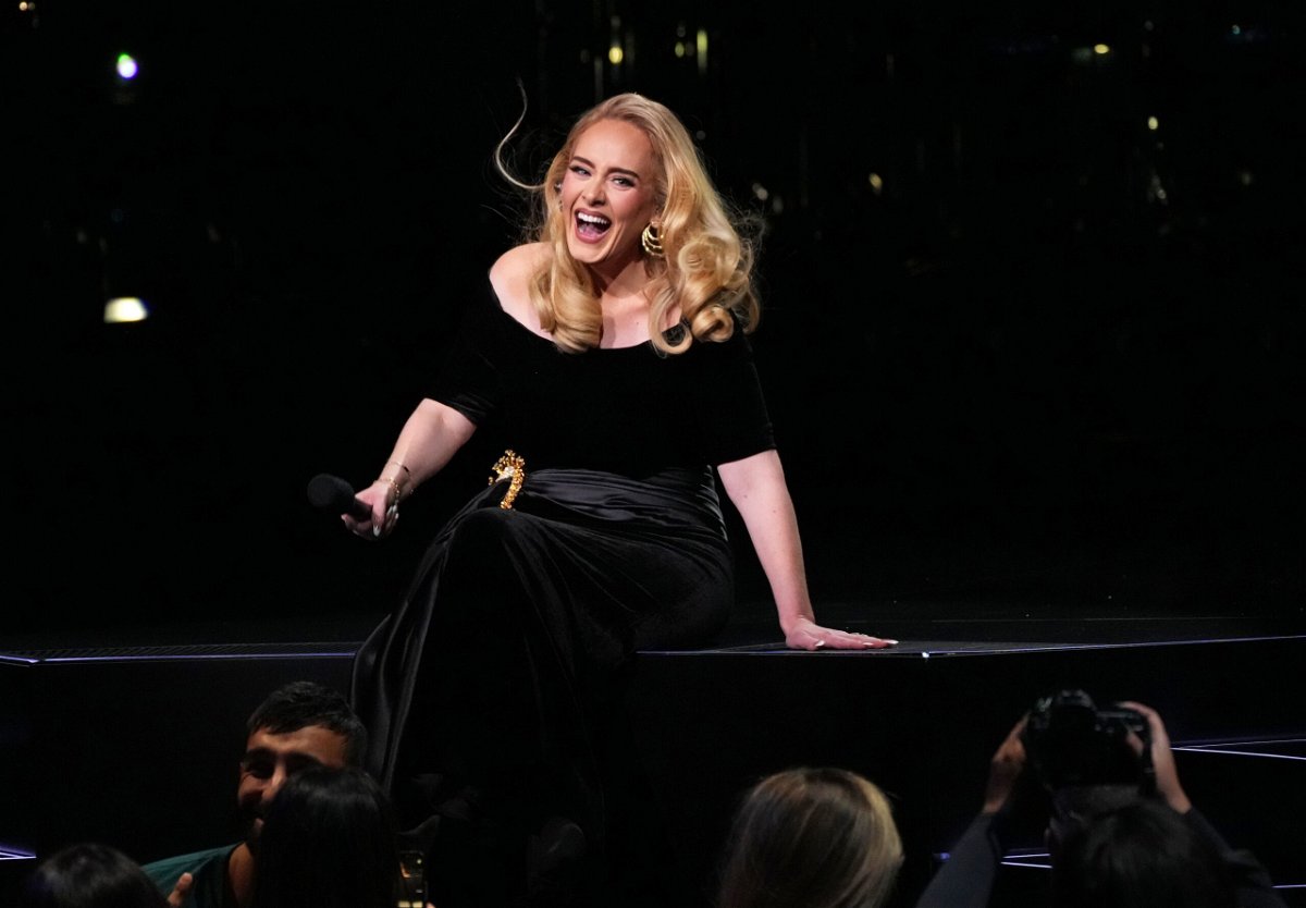 <i>Kevin Mazur/Getty Images for AD via CNN Newsource</i><br/>Adele is performing her 'Weekends with Adele' residency at Caesars Palace Las Vegas in 2022.
