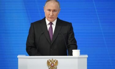 Putin revisited some familiar themes as he gave his annual state of the nation address