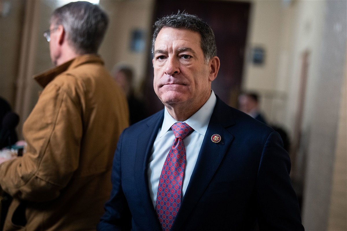 <i>Tom Williams/CQ-Roll Call/Getty Images via CNN Newsource</i><br/>Rep. Mark Green leaves a meeting of the House Republican Conference in the US Capitol on February 14.