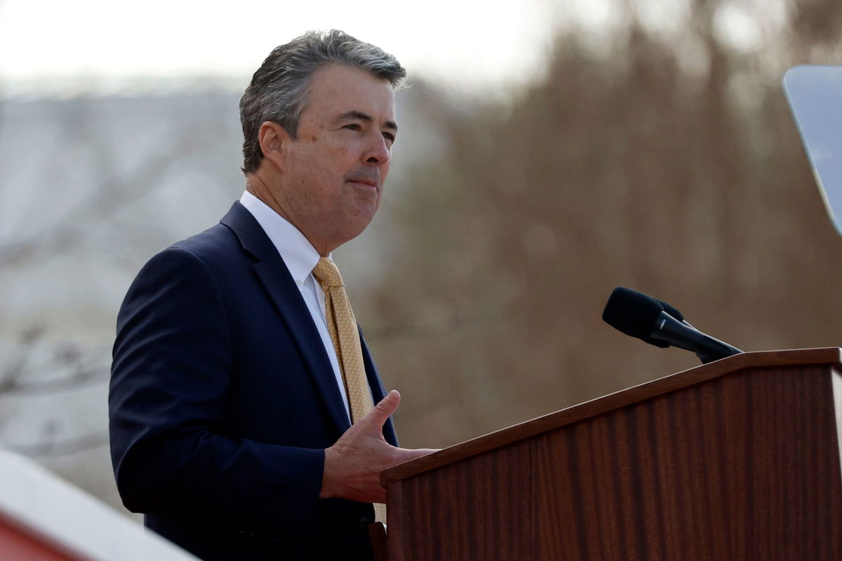 <i>Butch Dill/AP/File via CNN Newsource</i><br/>Alabama Attorney General Steve Marshall is pictured speaking in this January 2023 photo. In a Monday statement