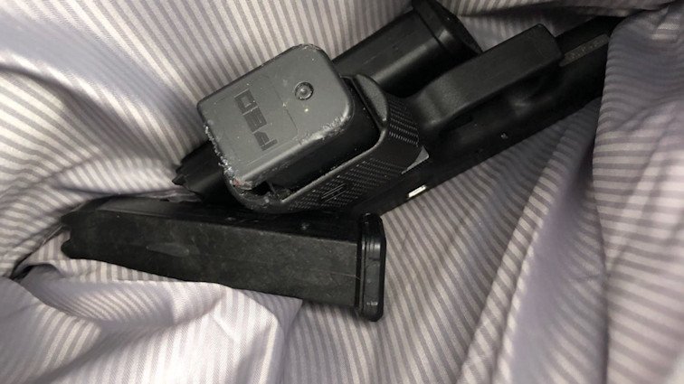 Gun found in backpack
