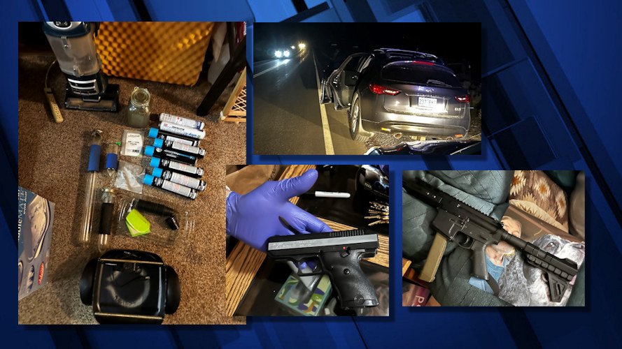 CODE investigation led to Juniper Canyon guns-drawn traffic stop, arrest, raid on car, home that found butane honey oil lab, methamhetamine, fentanyl and two guns