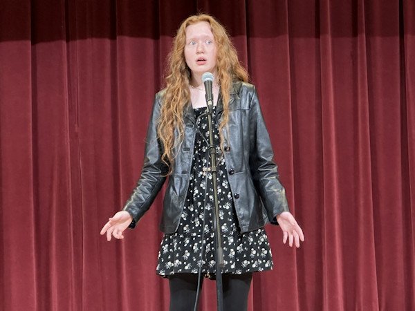Oregon 2024 Poetry Out Loud champion Katie Lineburg