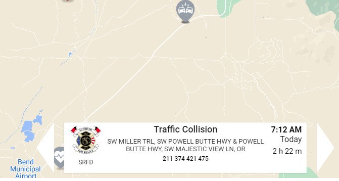 Powell Butte Highway crash