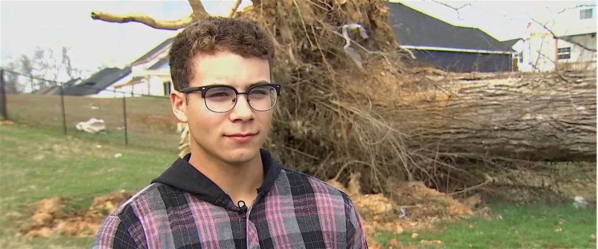 After surviving a tornado unscathed, soldier has 14K in belongings