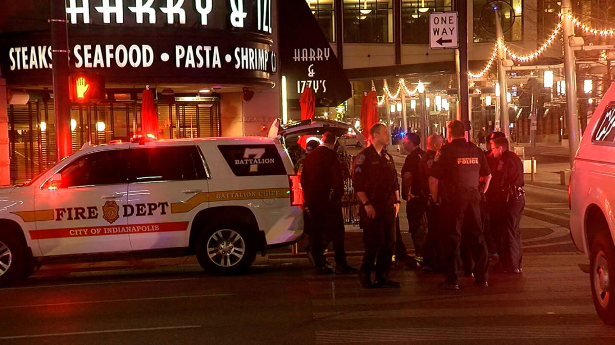 <i>WRTV via CNN Newsource</i><br/>At least seven children between the ages of 12 and 17 were wounded in a shooting Saturday night in downtown Indianapolis