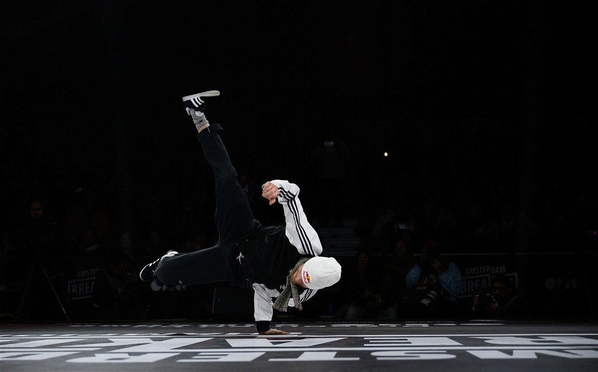 <i>Dean Treml/Red Bull Content Pool via CNN Newsource</i><br/>Menno van Gorp is looking to become one of the first Olympic medalists in breakdance.