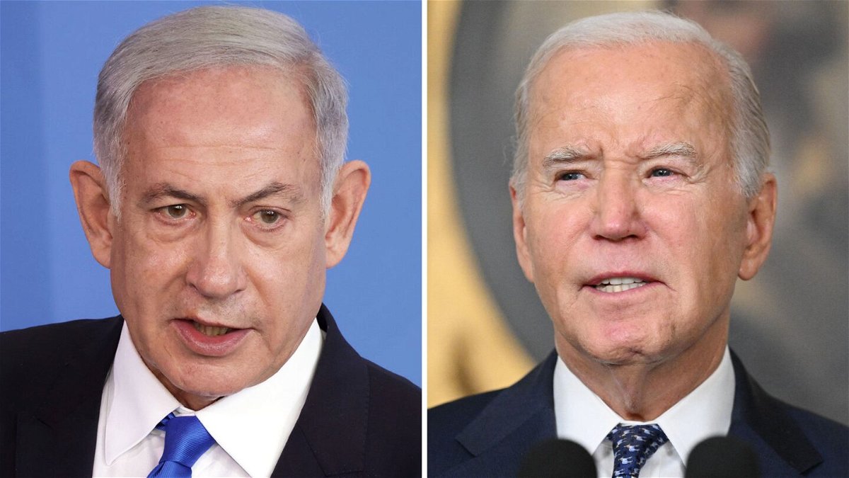 <i>Getty Images via CNN Newsource</i><br/>President Joe Biden spoke by phone Monday with Israeli Prime Minister Benjamin Netanyahu